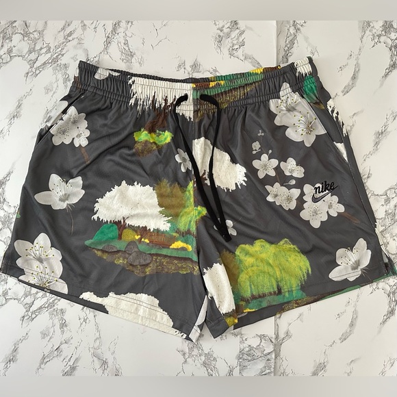 Nike Sportswear Cherry Blossom Floral Shorts Multi Athletic FN1843